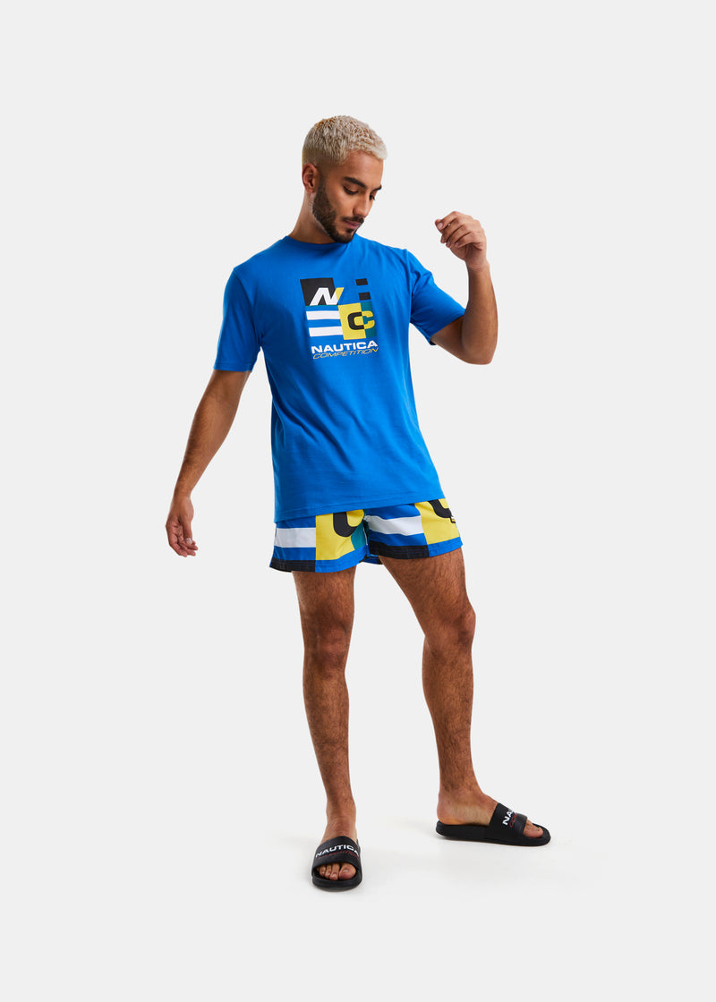 Nautica Competition St Vincent T-Shirt - Royal Blue - Full Body