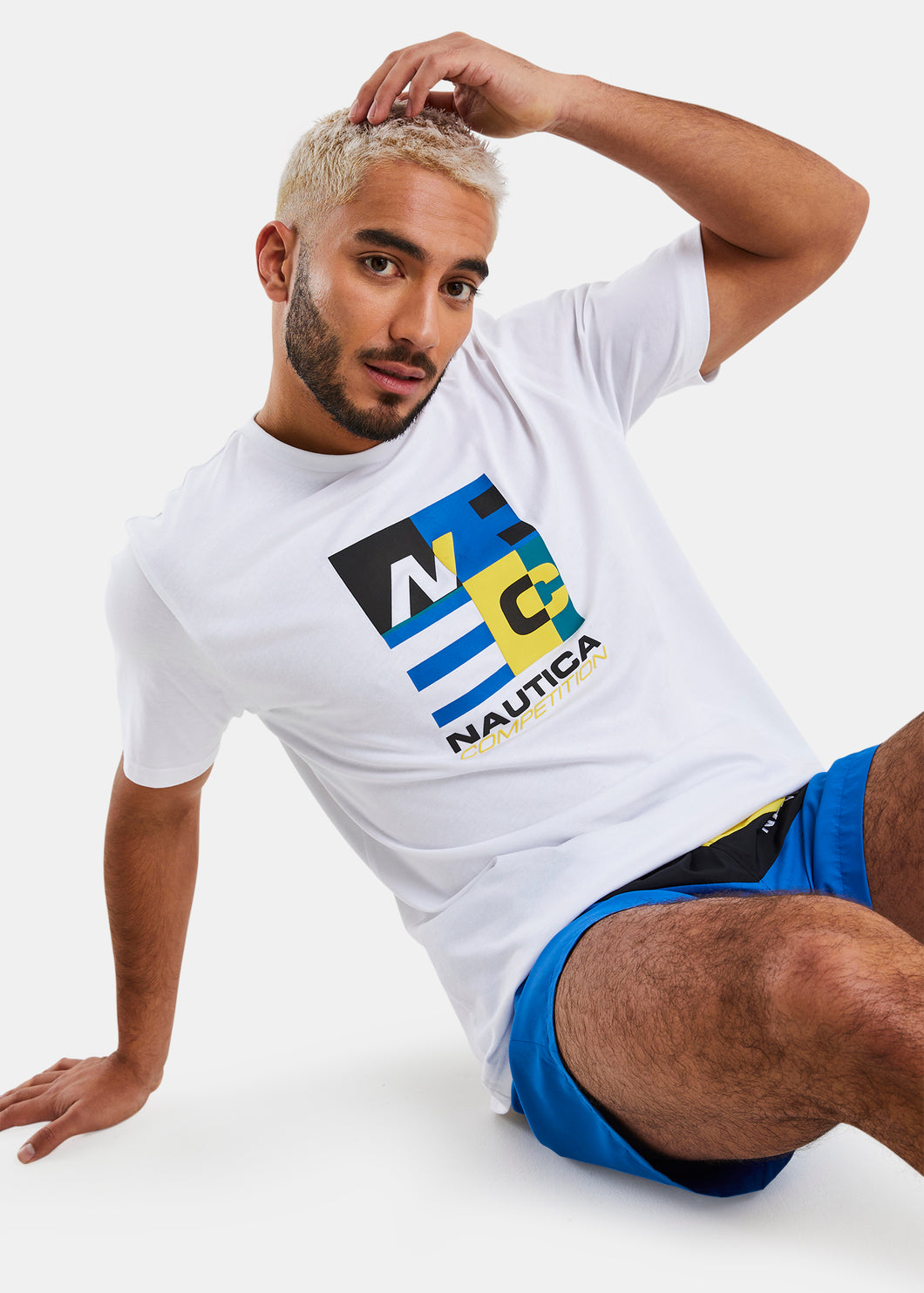Nautica Competition St Vincent T-Shirt - White - Front