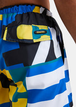Load image into Gallery viewer, Nautica Competition Spencer 4&quot; Swim Short - Multi - Detail