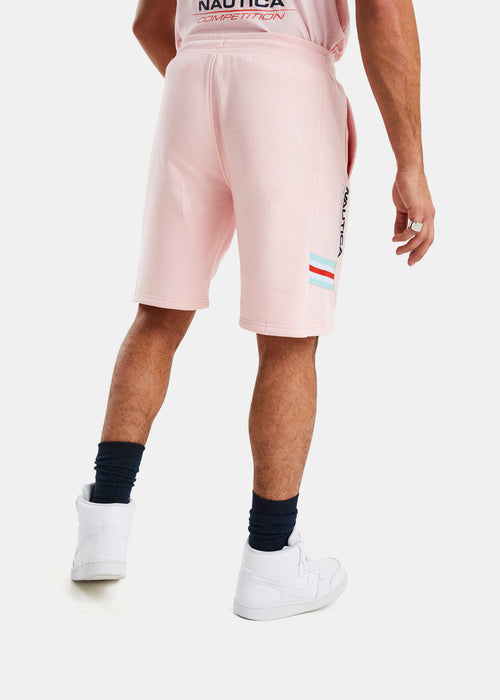 Nautica Competition Agiou 9.5"`Fleece Short - Cameo Pink - Back