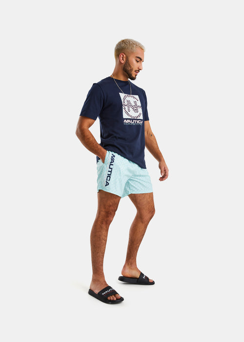 Nautica Competition Oslo 5" Swim Short - Aqua - Full Body