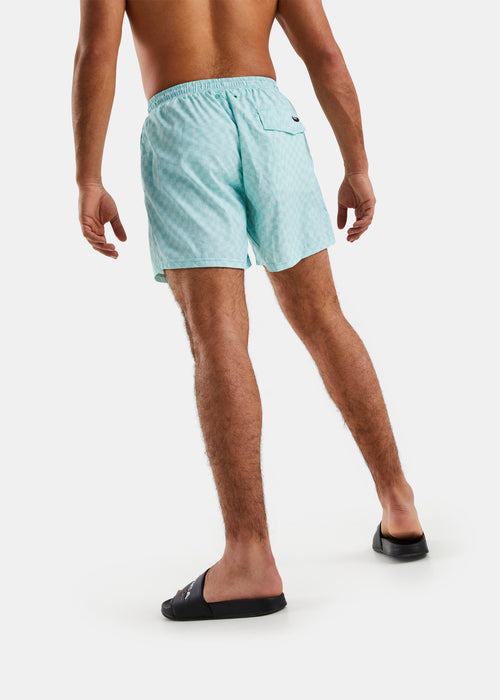 Nautica Competition Oslo 5" Swim Short - Aqua - Back