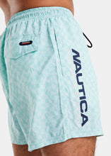 Load image into Gallery viewer, Nautica Competition Oslo 5&quot; Swim Short - Aqua - Detail