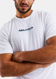 Nautica Competition Sogn T-Shirt - White - Detail