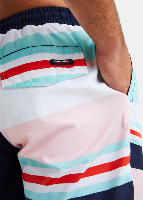 Nautica Competition Morecambe 2 6" Swimshort - Multi - Detail