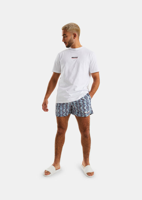 Nautica Competition Chaleur 4" Swim Short - Cameo Pink - Full Body