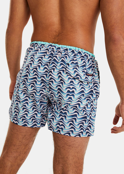 Nautica Competition Chaleur 4" Swim Short - Cameo Pink - Back