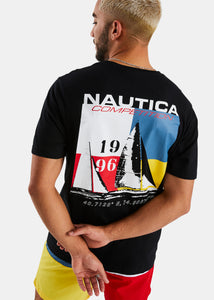 Nautica Competition Samana T-Shirt - Black - Back