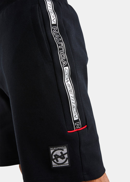 Nautica Competition Corpus 9.5" Fleece Short - Black - Detail