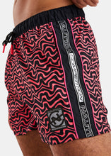Load image into Gallery viewer, Nautica Competition Delaware 4&quot; Swim Short - Dark Neon Pink - Detail