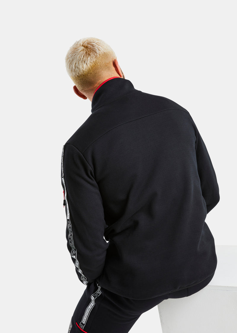 Nautica Competition Galveston 1/4 Zip Top - Black - Back