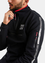 Load image into Gallery viewer, Nautica Competition Galveston 1/4 Zip Top - Black - Detail