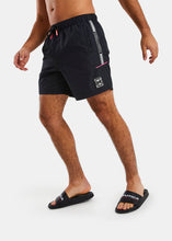 Load image into Gallery viewer, Nautica Competition Traverse 5&quot; Swim Short - Black - Front