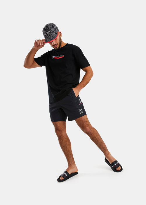 Nautica Competition Traverse 5" Swim Short - Black - Full Body