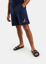Load image into Gallery viewer, Nautica Competition Mount Hope 9.5&quot; Fleece Short - Dark Navy - Front