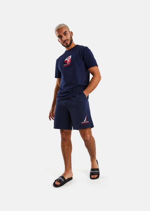 Nautica Competition Mount Hope 9.5" Fleece Short - Dark Navy - Full Body