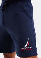Load image into Gallery viewer, Nautica Competition Mount Hope 9.5&quot; Fleece Short - Dark Navy - Detail