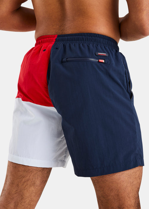 Nautica Competition Ungava 4" Swim Short - Multi - Back