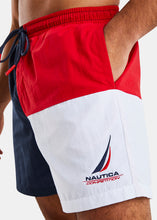 Load image into Gallery viewer, Nautica Competition Ungava 4&quot; Swim Short - Multi - Detail