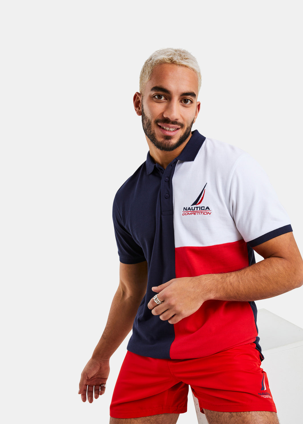 Nautica Competition Papua Polo Shirt - Multi - Front