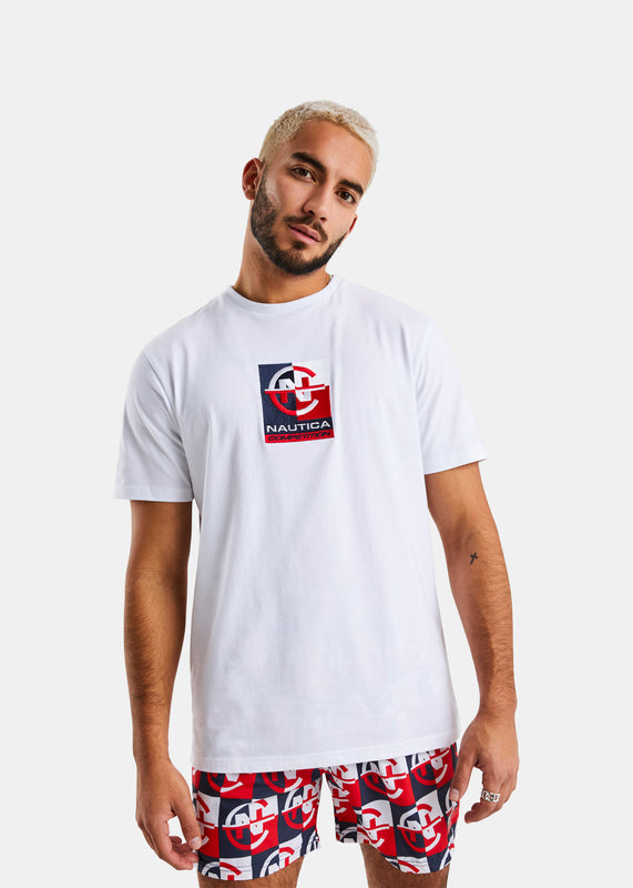 Nautica Competition Huon T-Shirt - White - Front