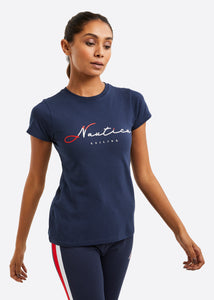 Nautica Orla T-Shirt - Dark Navy - Front