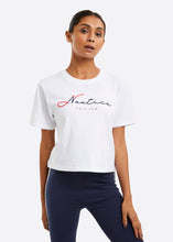 Load image into Gallery viewer, Nautica Dita Crop T-Shirt - White - Front