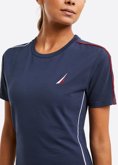 Nautica Lola Dress - Dark Navy - Detail