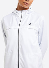 Load image into Gallery viewer, Nautica Aubrey FZ Jacket - White - Detail