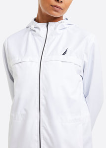 Nautica Aubrey FZ Jacket - White - Detail