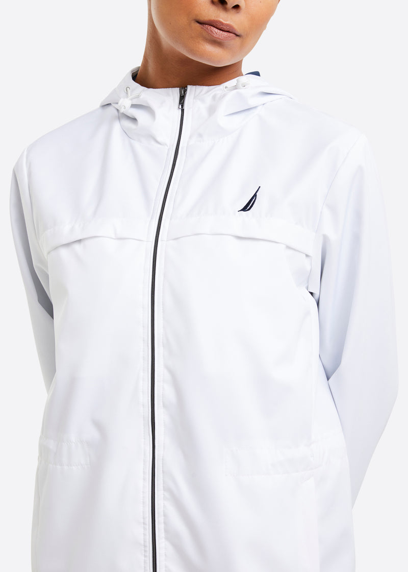 Nautica Aubrey FZ Jacket - White - Detail
