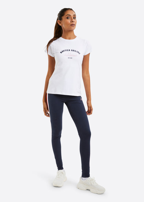 Nautica Mirais T-Shirt - White - Full Body