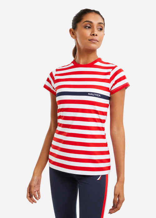 Nautica Hayden T-Shirt - True Red - Front