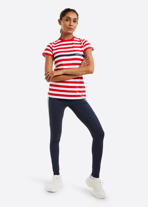 Nautica Hayden T-Shirt - True Red - Full Body