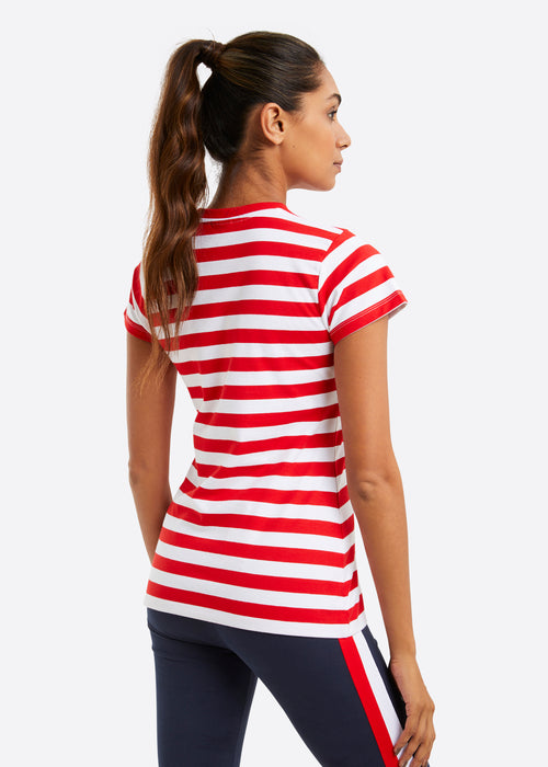Nautica Hayden T-Shirt - True Red - Back