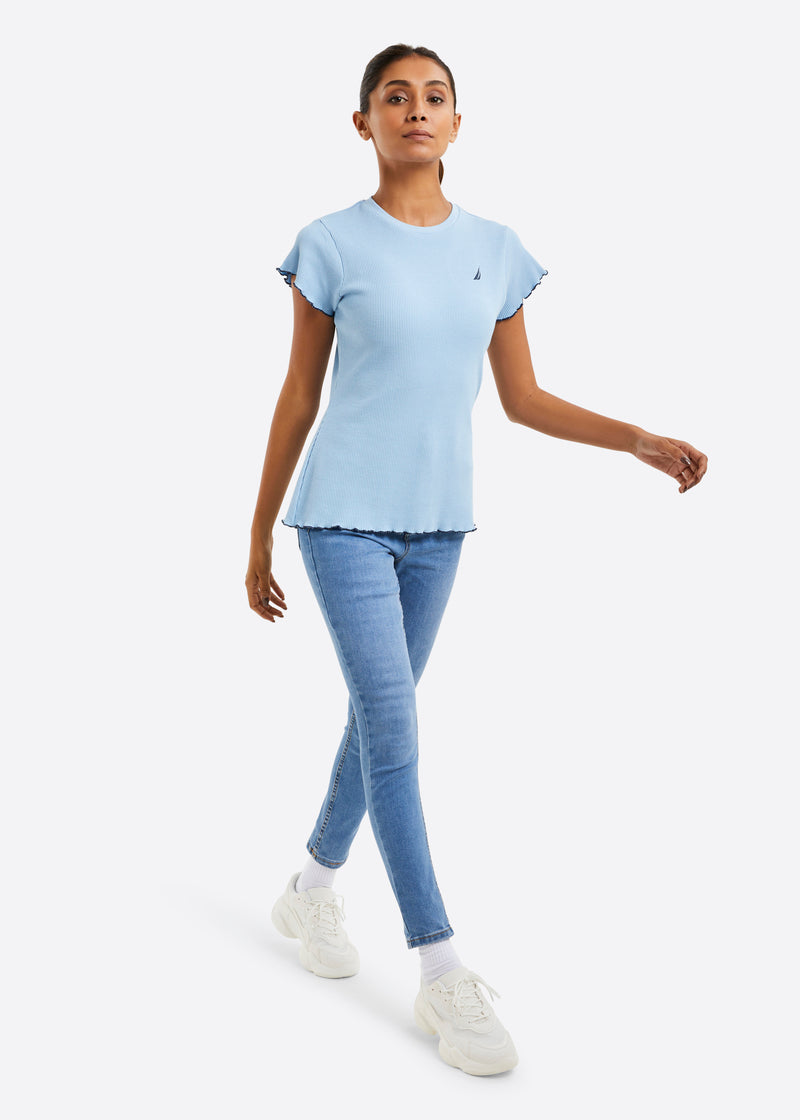 Nautica Kendal T-Shirt - Pale Blue - Full Body