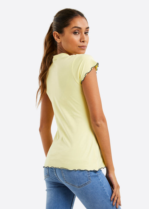 Nautica Harper T-Shirt - Light Yellow - Back