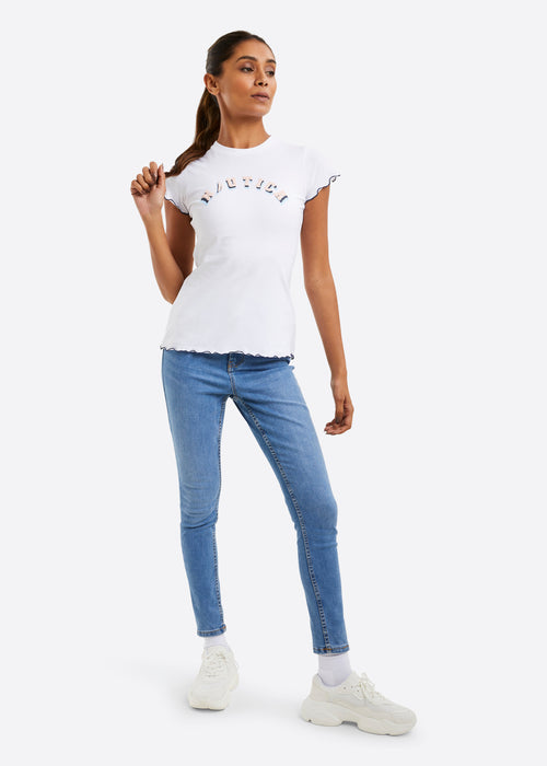 Nautica Harper T-Shirt - White - Full Body