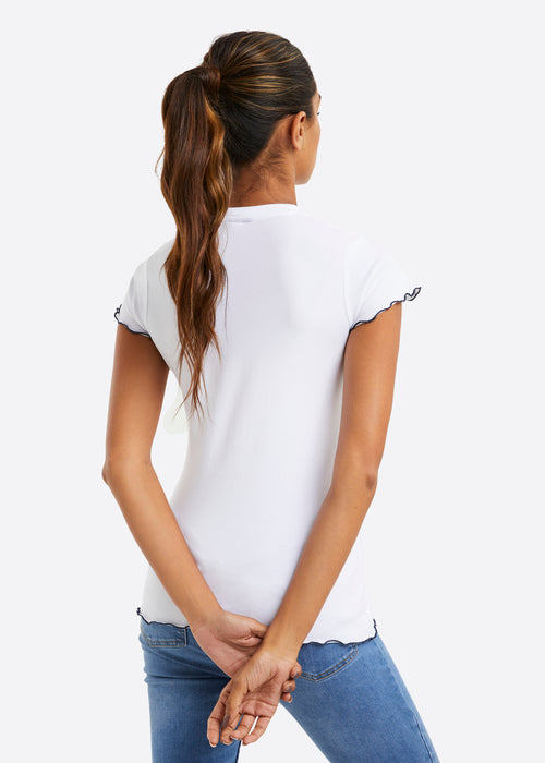Nautica Harper T-Shirt - White - Back