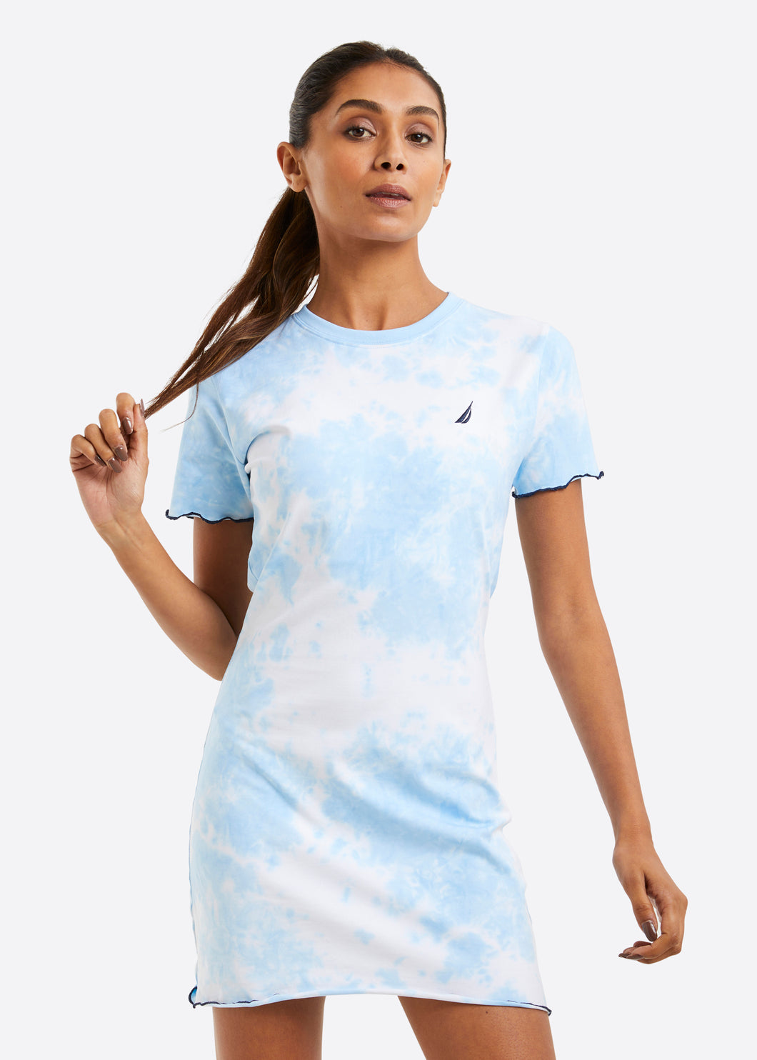 Nautica Esme Dress - Pale Blue - Front