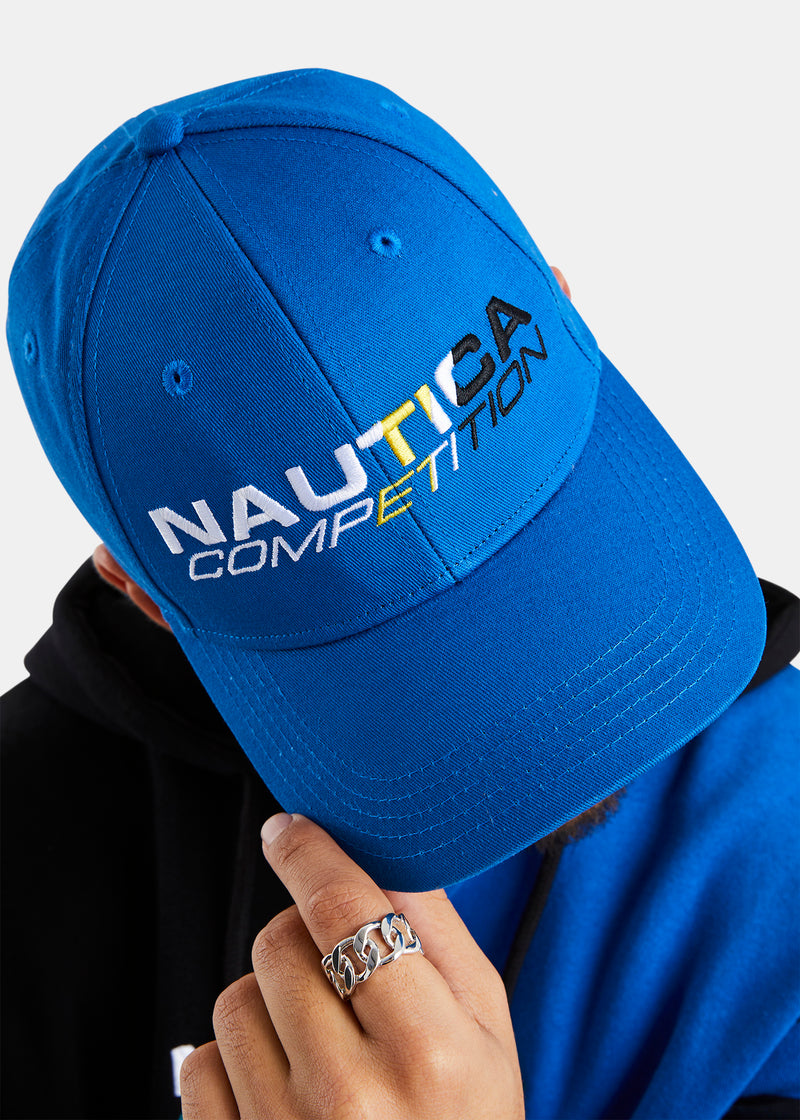 Compass Snapback Cap Royal Blue