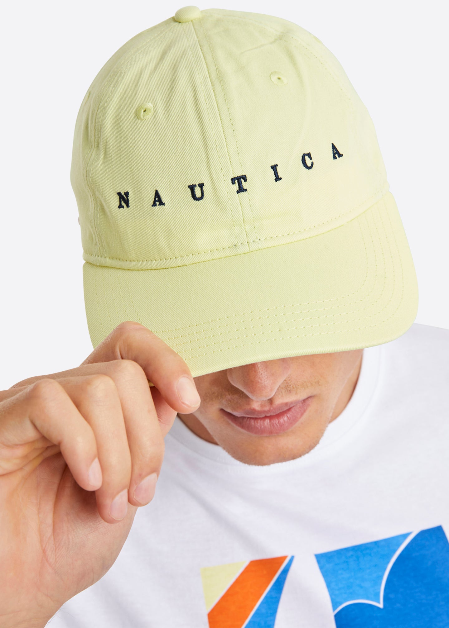 Yellow nautica hat outlet