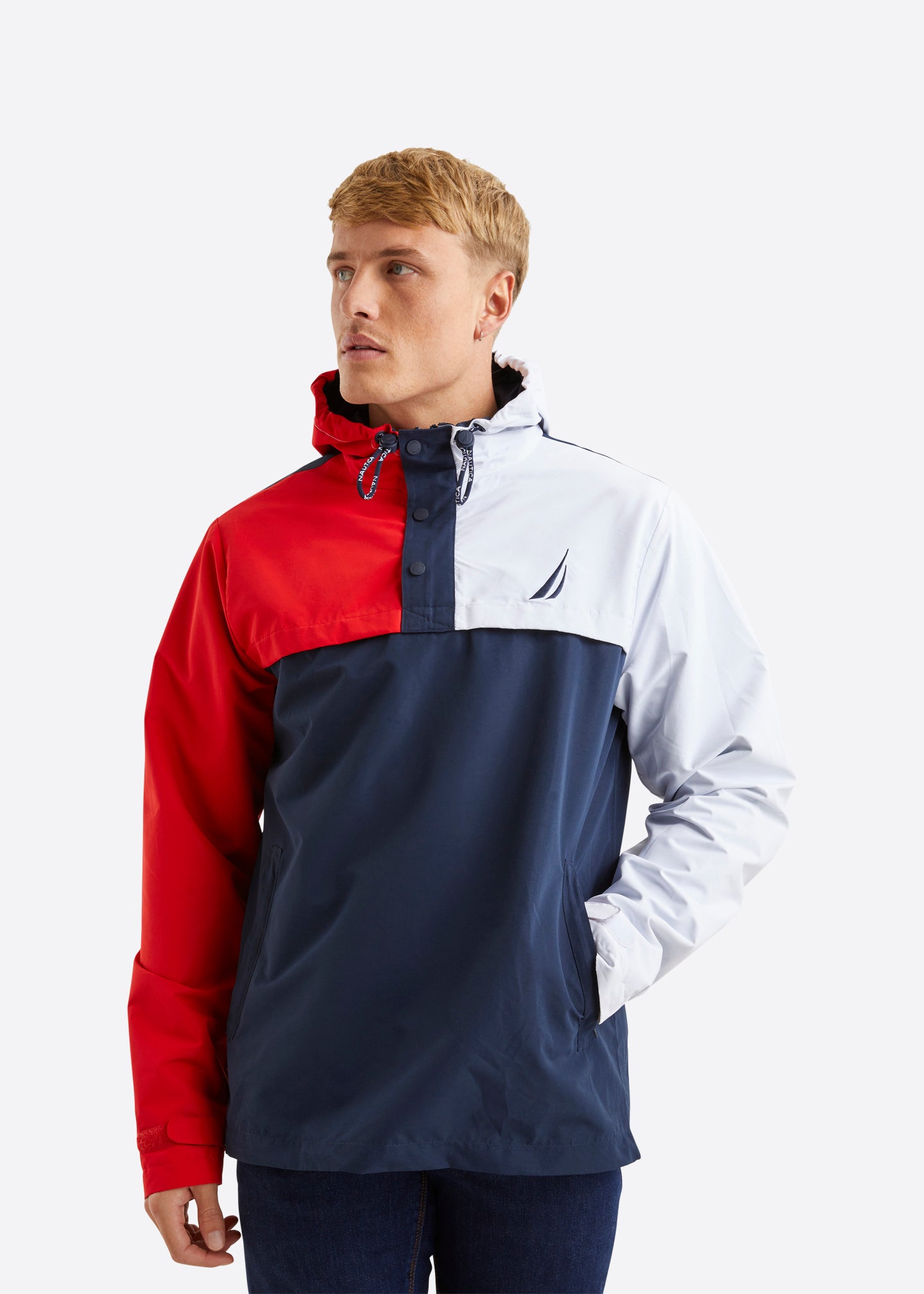 Nautica Anglo OH Jacket - True Red - Front