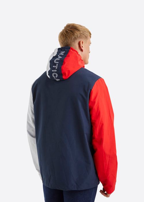 Nautica Anglo OH Jacket - True Red - Back