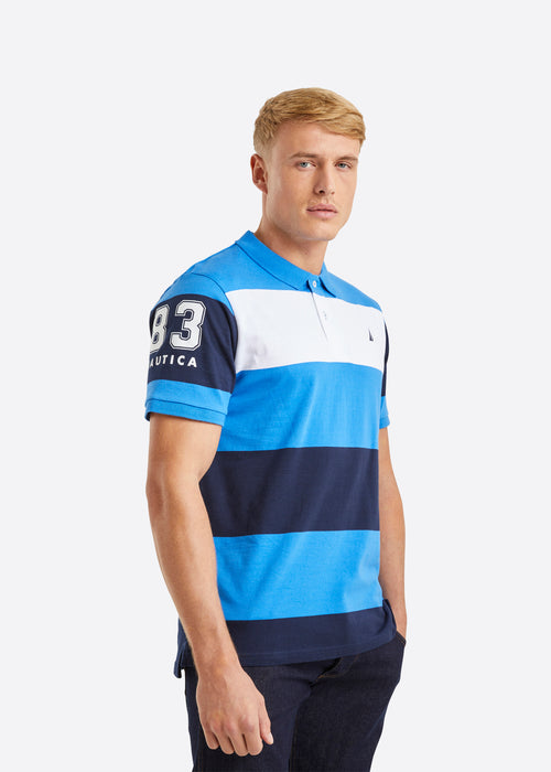 Nautica Dash Polo Shirt - Blue - Front