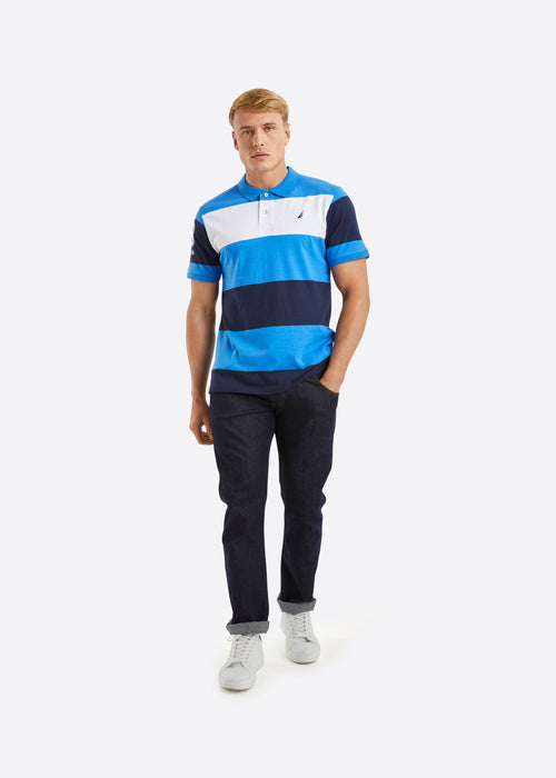 Nautica Dash Polo Shirt - Blue - Full Body