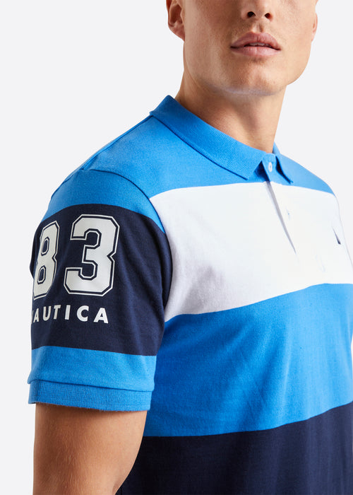 Nautica Dash Polo Shirt - Blue - Detail