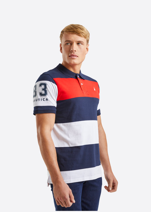 Nautica Dash Polo Shirt - Dark Navy - Front