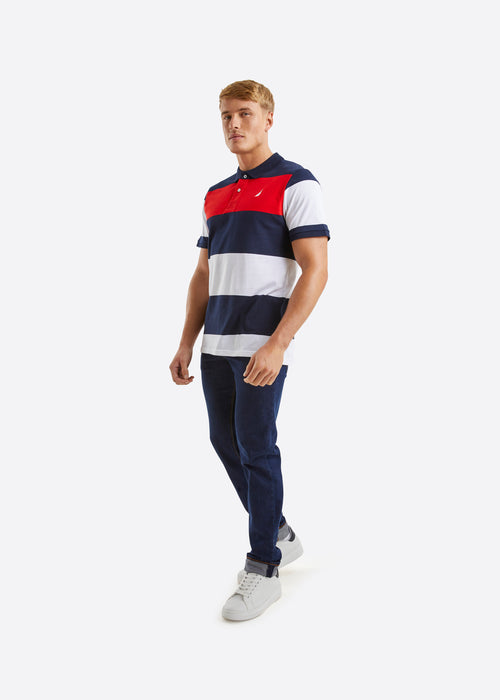 Nautica Dash Polo Shirt - Dark Navy - Full Body