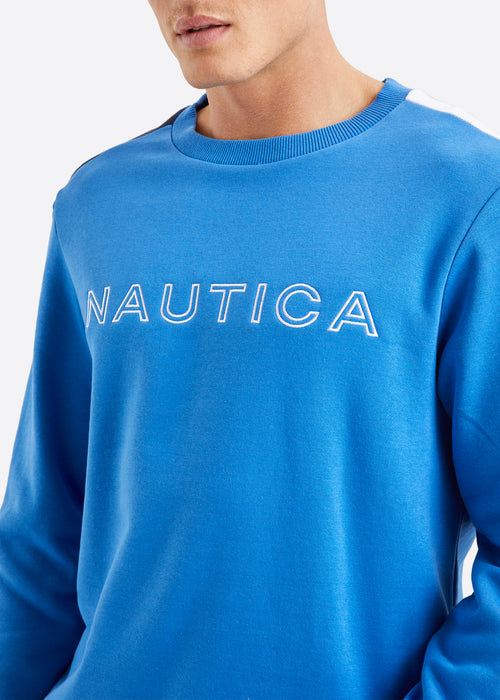 Nautica Madden Sweatshirt - Blue - Detail